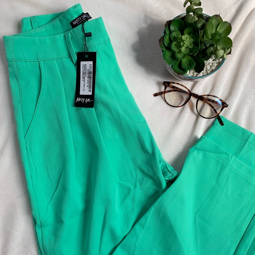 Nasty Gal Green trousers